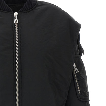 Jean Paul Gaultier Black Polyethylene Bomber