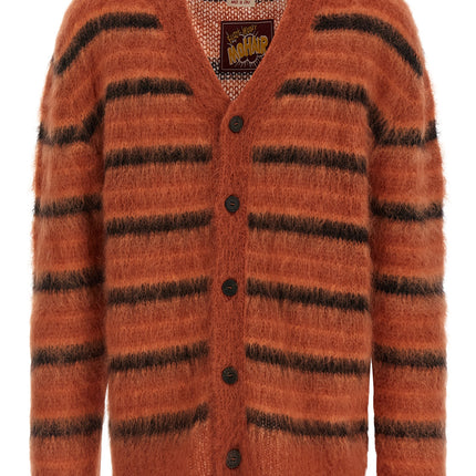 Marni Orange Fabric Cardigan