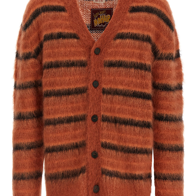 Marni Orange Fabric Cardigan