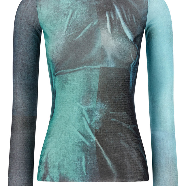 Jean Paul Gaultier Multicolor Polyamide Shirt