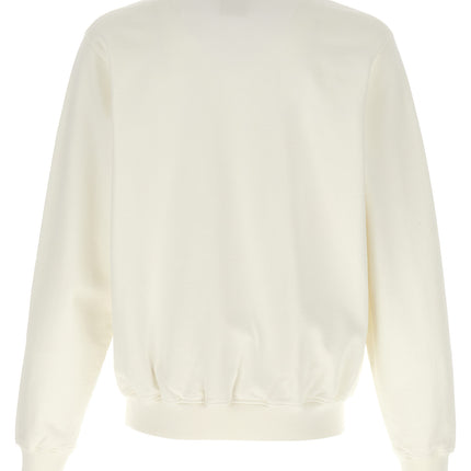 Casablanca White Cotton Sweatshirt