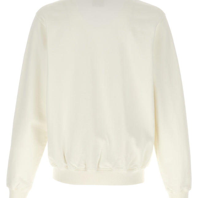 Casablanca White Cotton Sweatshirt