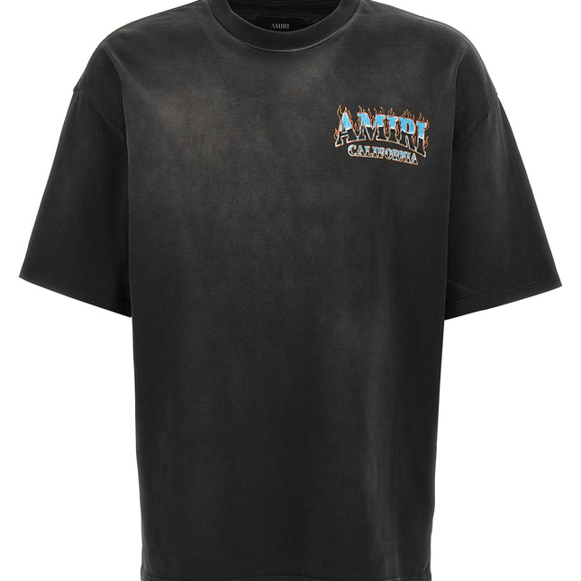 Amiri Black Cotton T-Shirt