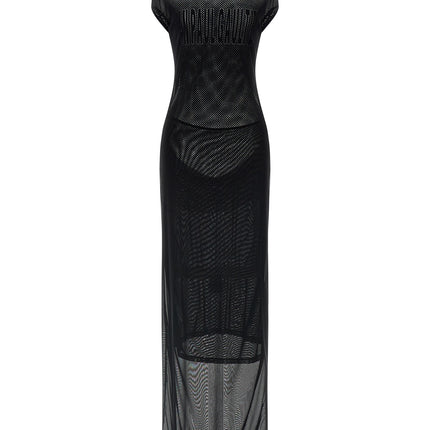 Jean Paul Gaultier Black Polyamide Long Dress