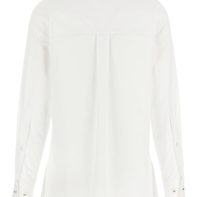 Gucci White Cotton Blouse