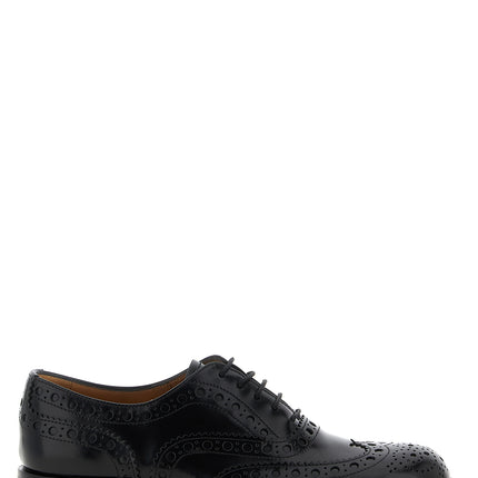 Church's Black Calfskin Oxfords And Derbies