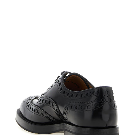 Church's Black Calfskin Oxfords And Derbies