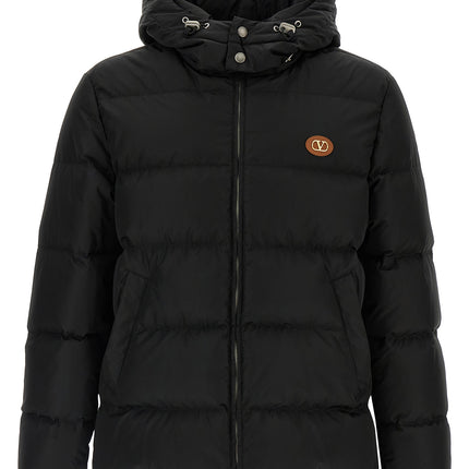 Valentino Garavani Black Polyamide Full-Length Jacket