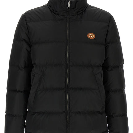 Valentino Garavani Black Polyamide Full-Length Jacket
