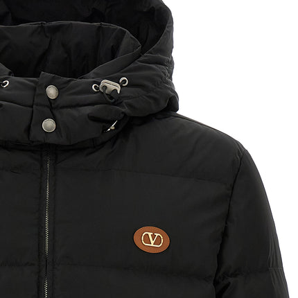 Valentino Garavani Black Polyamide Full-Length Jacket