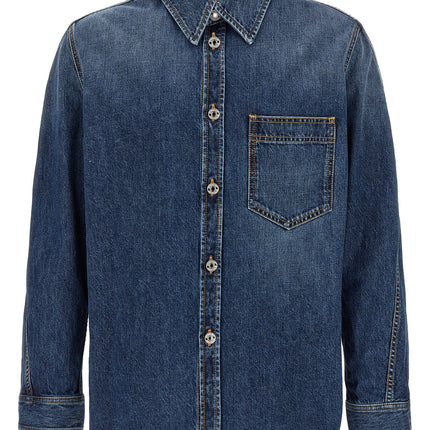 Givenchy Blue Cotton Blouse