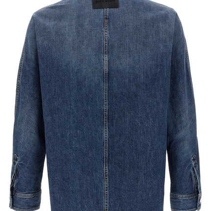 Givenchy Blue Cotton Blouse