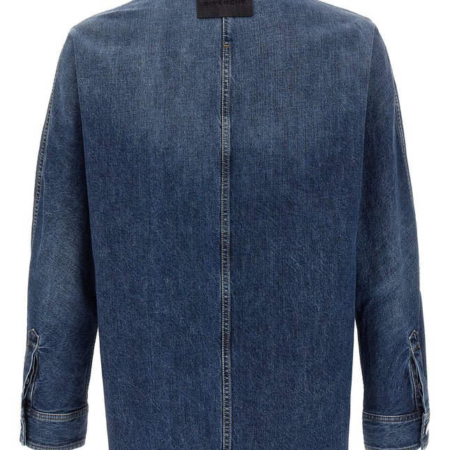 Givenchy Blue Cotton Blouse