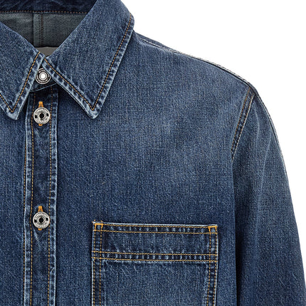 Givenchy Blue Cotton Blouse