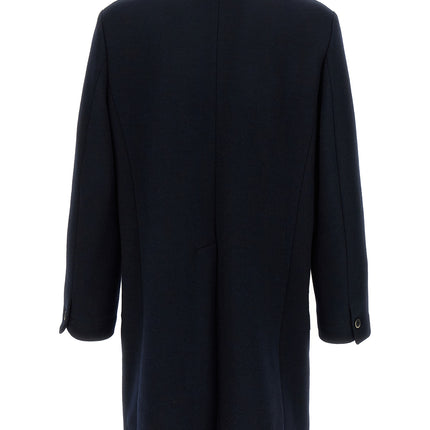 BARENA Black Virgin Wool Coat