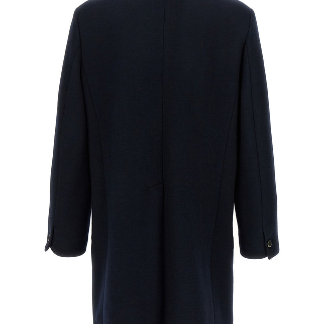 BARENA Black Virgin Wool Coat