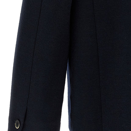 BARENA Black Virgin Wool Coat