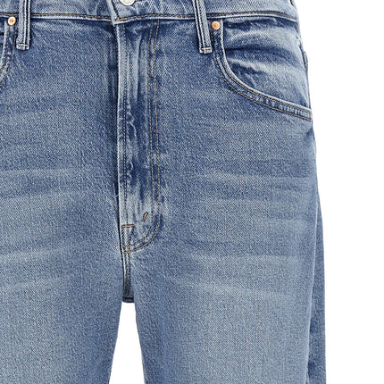 Mother Denim Blue Cotton High-Waisted Jean