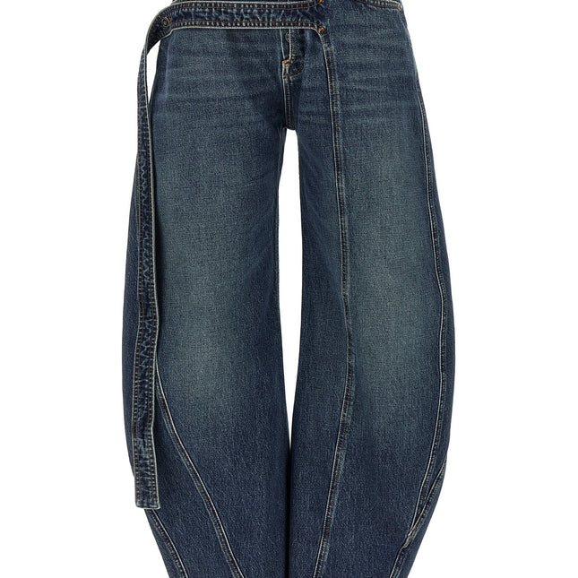 Jean Paul Gaultier Blue Cotton Jeans Denim