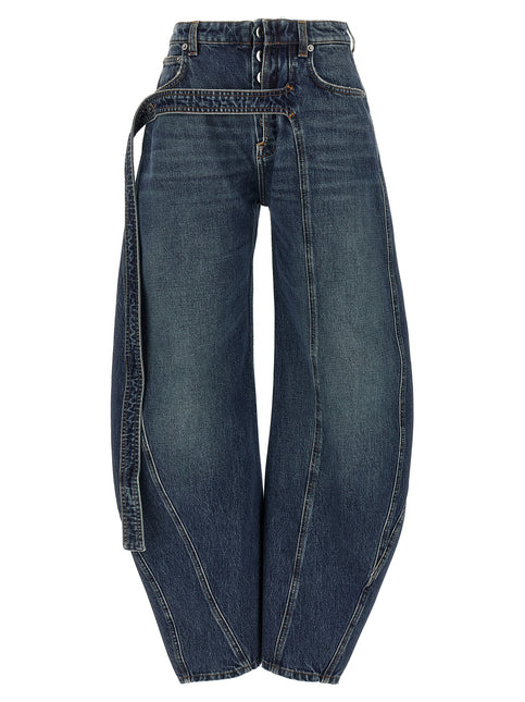 Jean Paul Gaultier Blue Cotton Jeans Denim