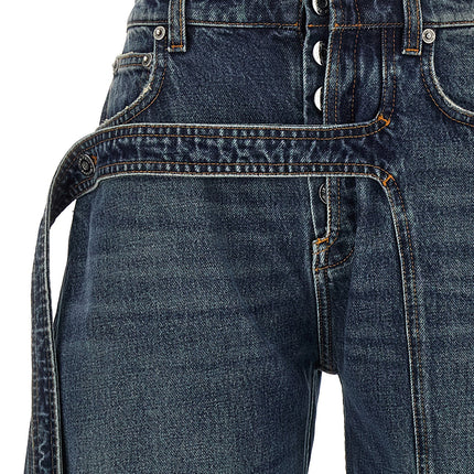 Jean Paul Gaultier Blue Cotton Jeans Denim