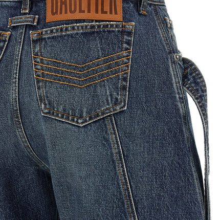 Jean Paul Gaultier Blue Cotton Jeans Denim