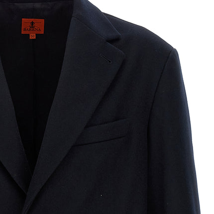 BARENA Blue Wool Coat