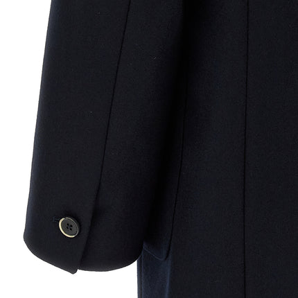 BARENA Blue Wool Coat