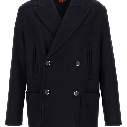 BARENA Blue Wool Coat