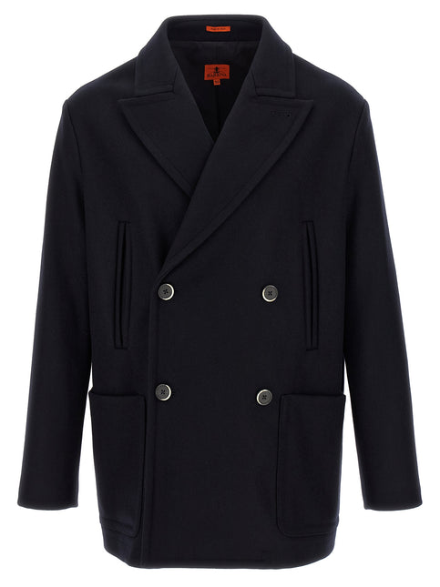 BARENA Blue Wool Coat