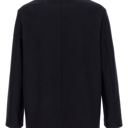BARENA Blue Wool Coat