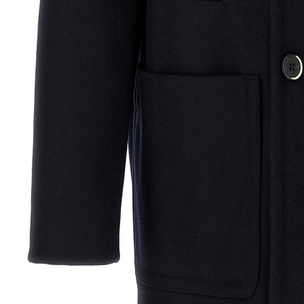 BARENA Blue Wool Coat