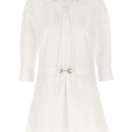 Gucci White Cotton Short Dress