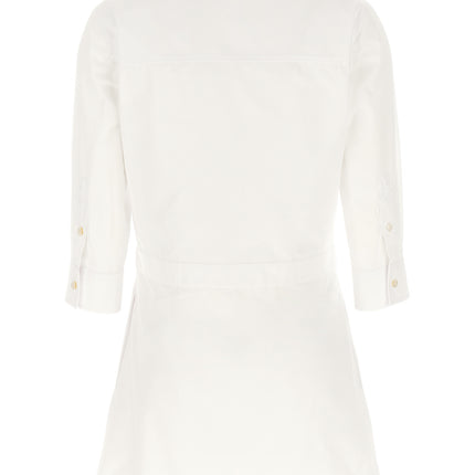 Gucci White Cotton Short Dress