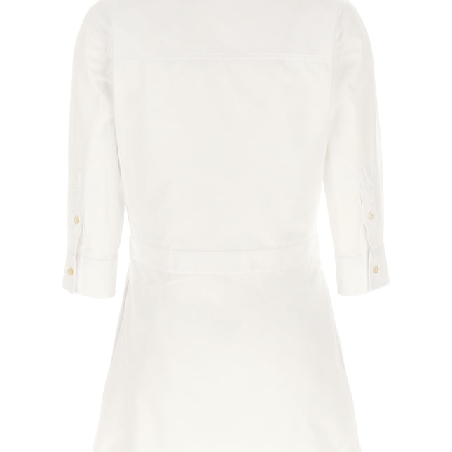 Gucci White Cotton Short Dress