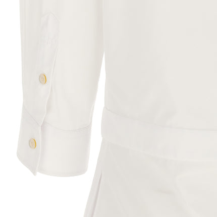 Gucci White Cotton Short Dress