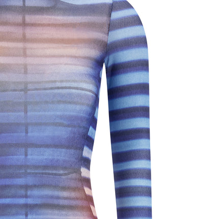 Jean Paul Gaultier Multicolor Polyamide Long Dress