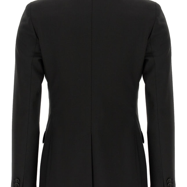 Tagliatore Black Virgin Wool Two-Piece Suit