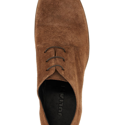 JULIAN Brown Suede Leather Oxfords And Derbies