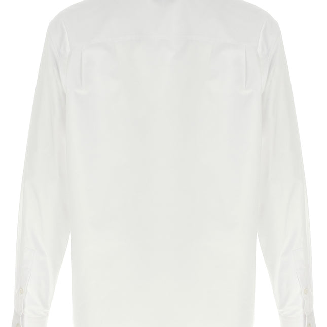 Gucci White Cotton Blouse