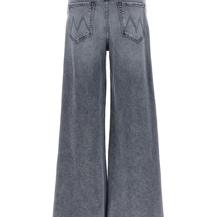 Mother Denim Gray Cotton Relaxed Fit Jeans
