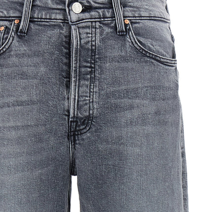 Mother Denim Gray Cotton Relaxed Fit Jeans