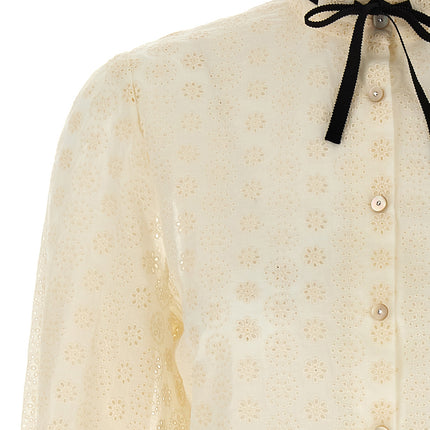 Valentino Garavani White Cotton Blouse