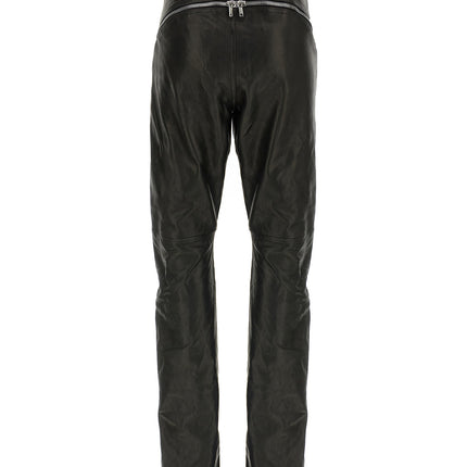 Rick Owens Black Leather Pants