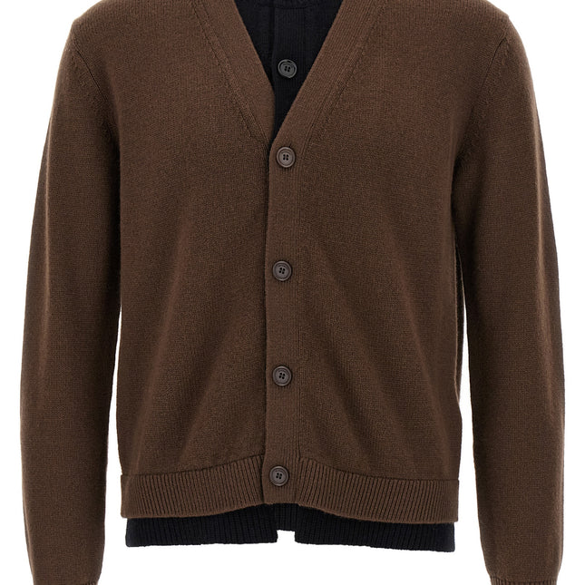 J.W.Anderson Brown Wool Cardigan