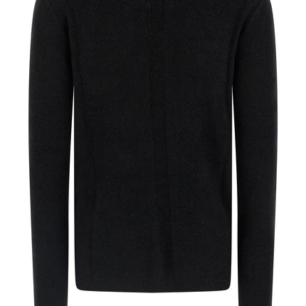 Rick Owens Black Wool Cardigan