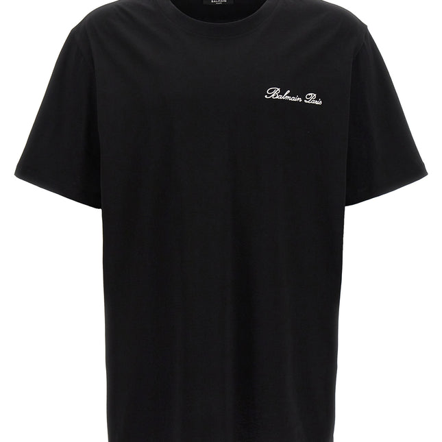 Balmain Bicolor Cotton T-Shirt