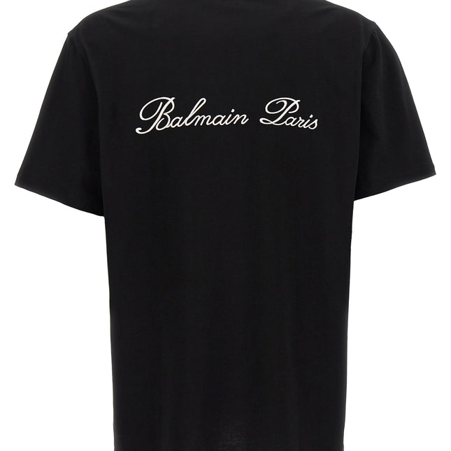 Balmain Bicolor Cotton T-Shirt