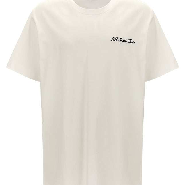 Balmain Bicolor Cotton T-Shirt
