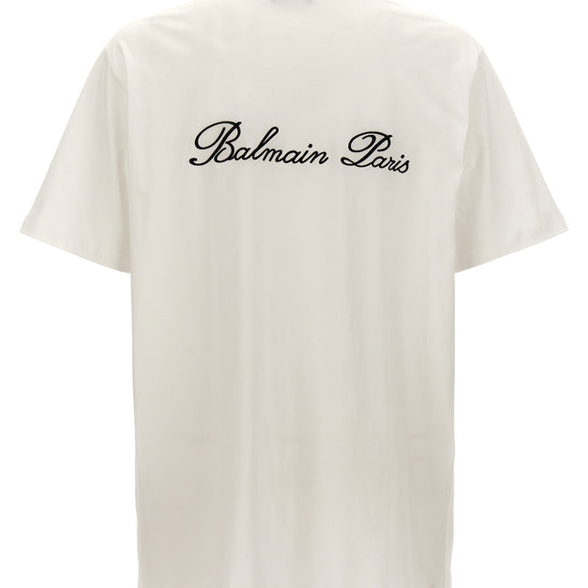 Balmain Bicolor Cotton T-Shirt